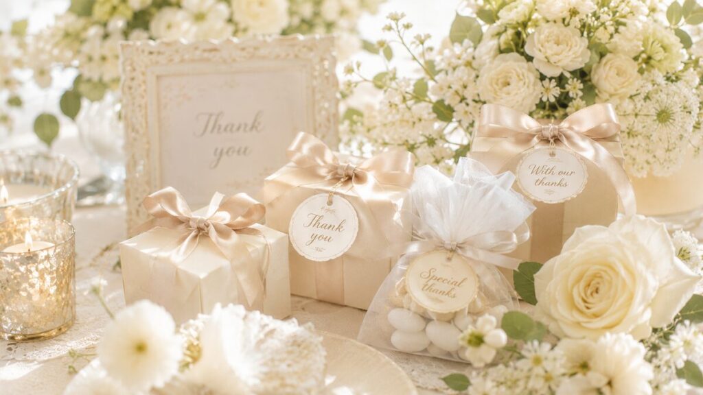 結婚式のサンキューギフト